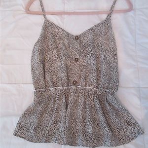 🖤NWT🖤 Cow Print/Polka Dot Cami Blouse